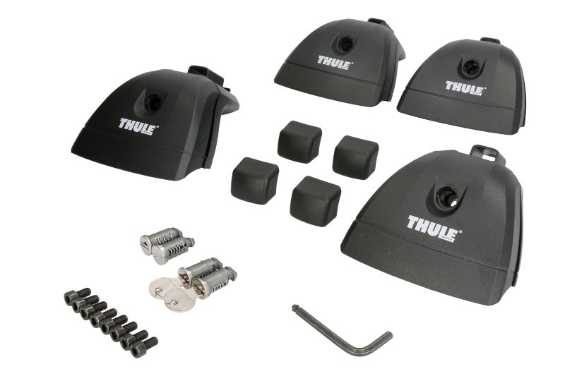 1 Опори Thule Rapid System 751 (4шт) для авто с штатними місцями