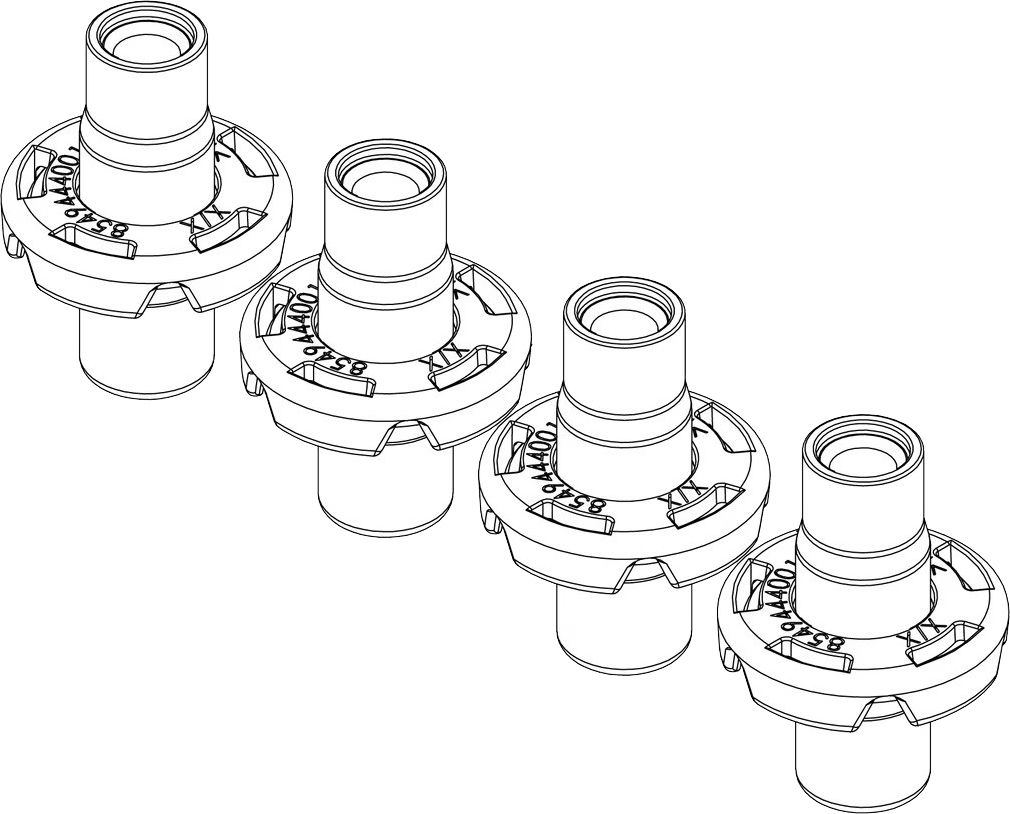 1 (2) Гайка із шайбою Thule 54201 (Flush Kit)