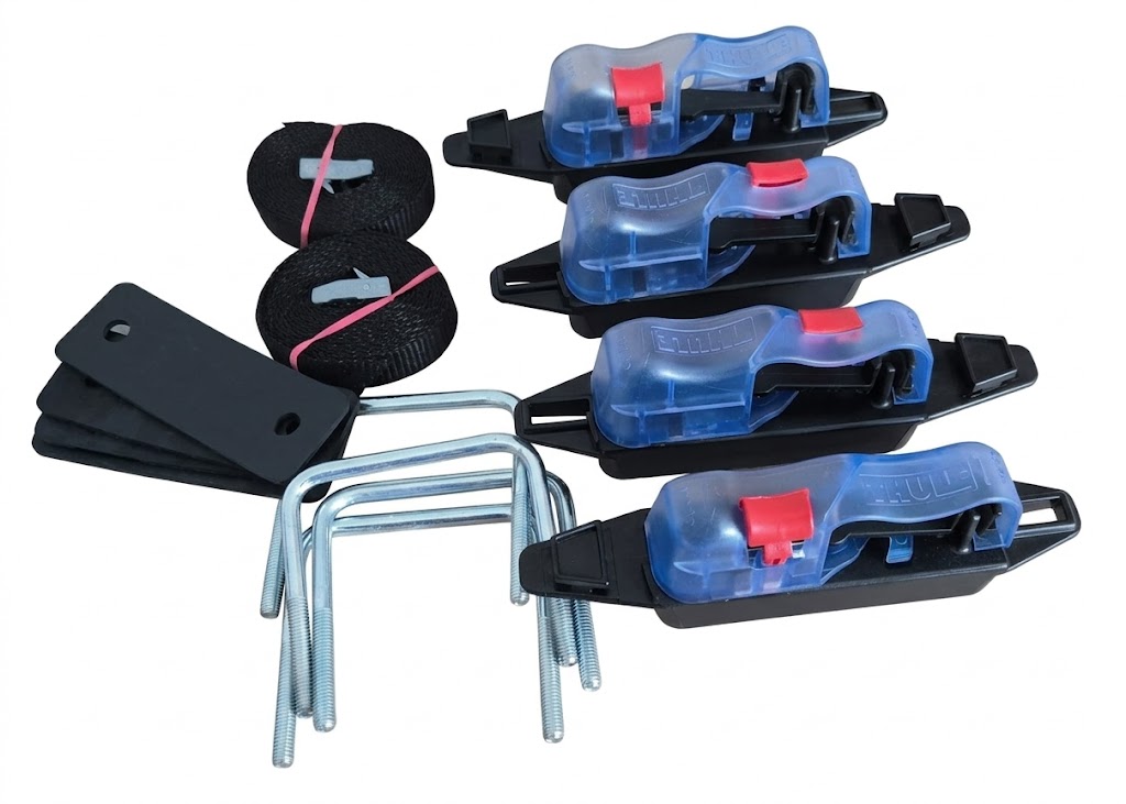 11 Фіксатори автобоксу Thule EasySnap 4шт скоби з кнопкою швидкозйому б\в