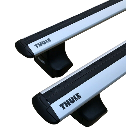 122 Багажник (комплект) для гладкого даху Thule WingBar EVO + Thule 754 (7105)+ Kit 1ххх б/в
