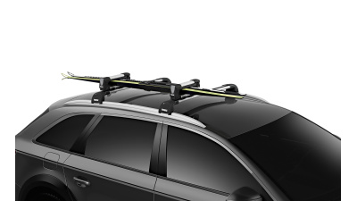 Кріплення Thule SnowPack S 7322 Aluminium для 2-х пар лиж на дах авто УЦІНКА