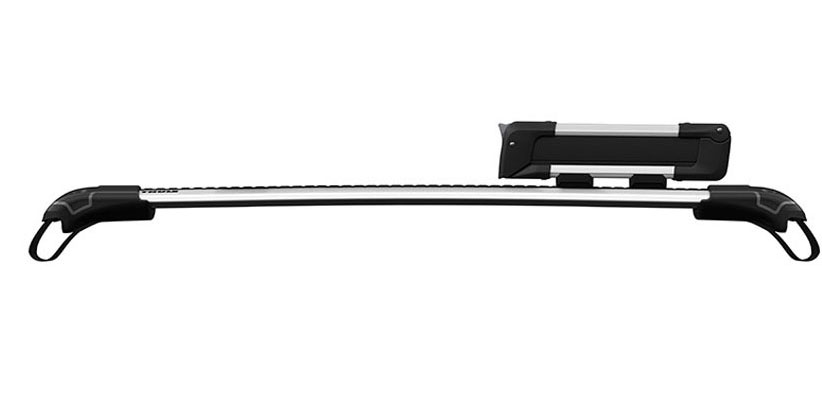 17260_Thule SnowPack 7322 (5) Кріплення Thule SnowPack S 7322 Aluminium для 2-х пар лиж на дах авто УЦІНКА