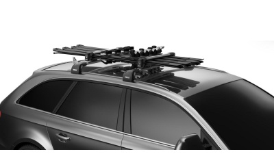 Крепление Thule SnowPack M 7324 Aluminium для 4-х пар лыж на крыше авто