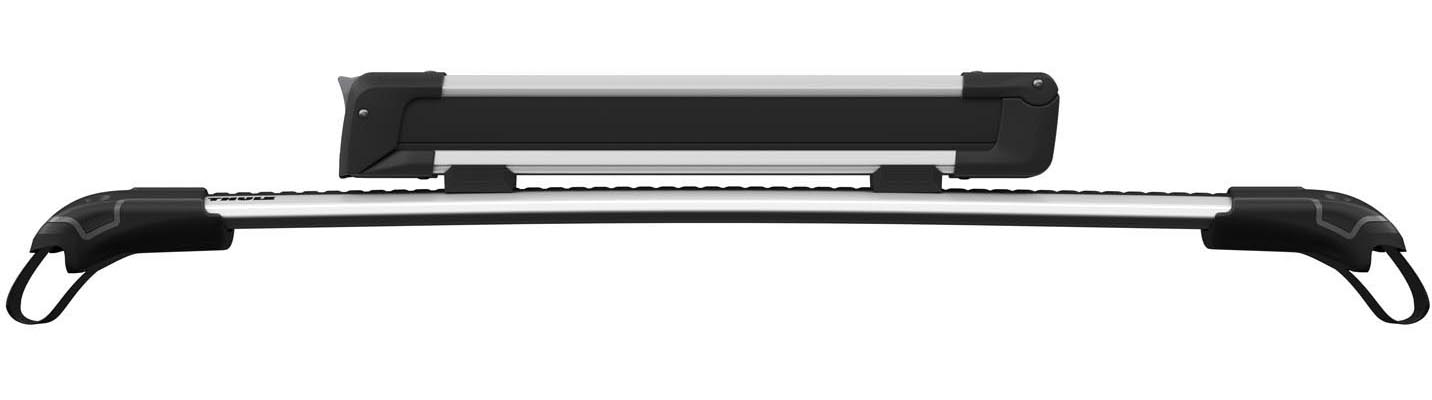 17261_Thule SnowPack 7324 (6) Крепление Thule SnowPack M 7324 Aluminium для 4-х пар лыж на крыше авто