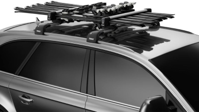 Крепление Thule SnowPack L 7326 Aluminium для 6-ти пар лыж на крыше авто