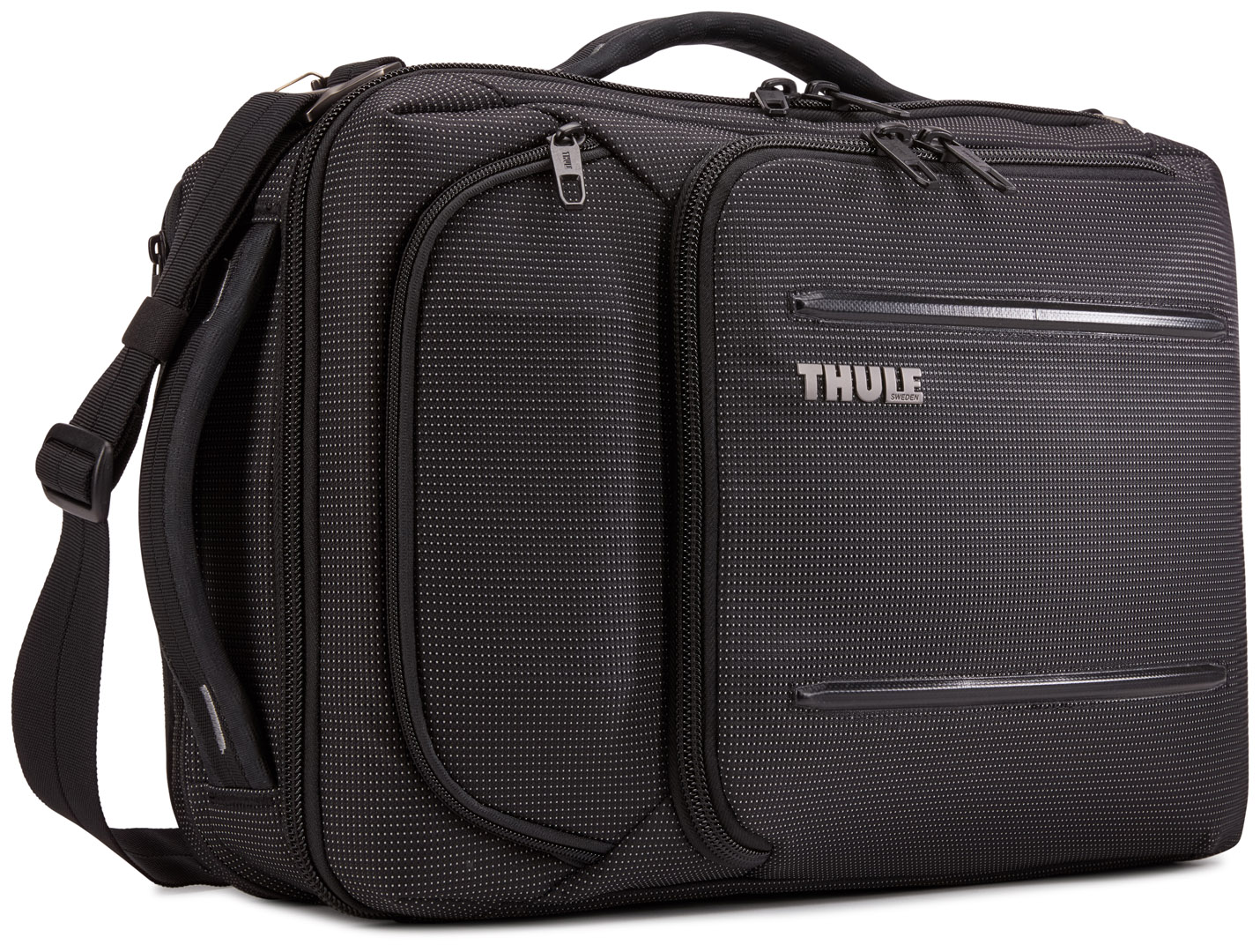 20099139_Thule Crossover 2 Messenger (Black)(2) Рюкзак-Наплічна сумка Thule Crossover 2 Convertible Laptop 15.6″ Bag (Black) 3203841