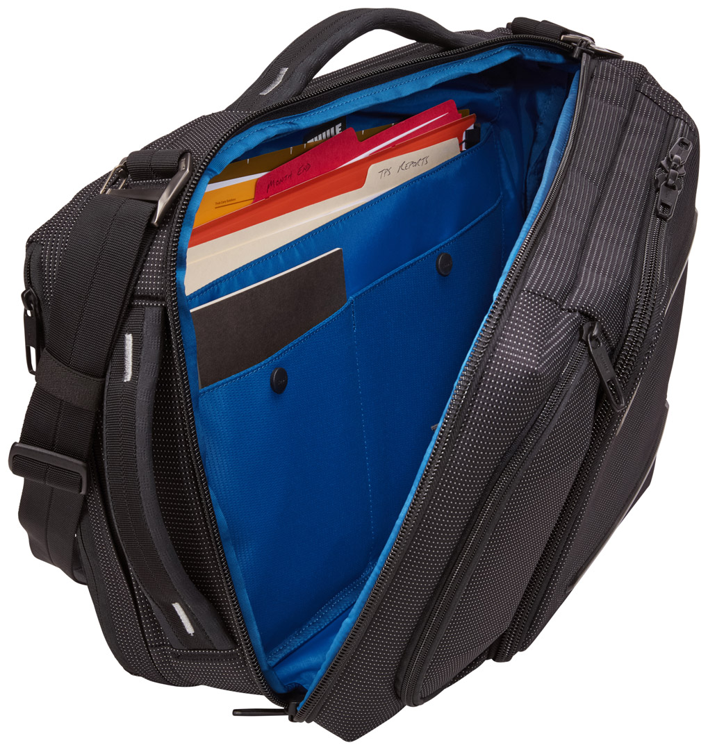 20099139_Thule Crossover 2 Messenger (Black)(8) Рюкзак-Наплічна сумка Thule Crossover 2 Convertible Laptop 15.6″ Bag (Black) 3203841