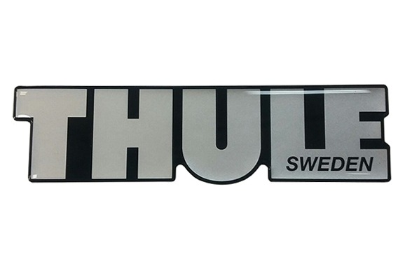 Сіра наклейка Thule середнього розміру — для моделей Force, Motion, Flow Наклейка Thule сіра малого розміру
