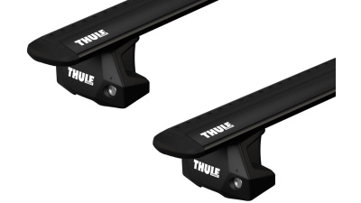 Багажник (комплект) в штатні місця Thule 7107 + Kit серіі 7ххх + Thule WingBar 711x Black