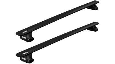Багажник (комплект) в штатні місця Thule 7107 + Kit серіі 7ххх + Thule WingBar 711x Black