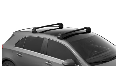Багажник (комплект) в штатні місця Thule 7207 + Kit серіі 7ххх + Thule WingBar Edge 721x Black