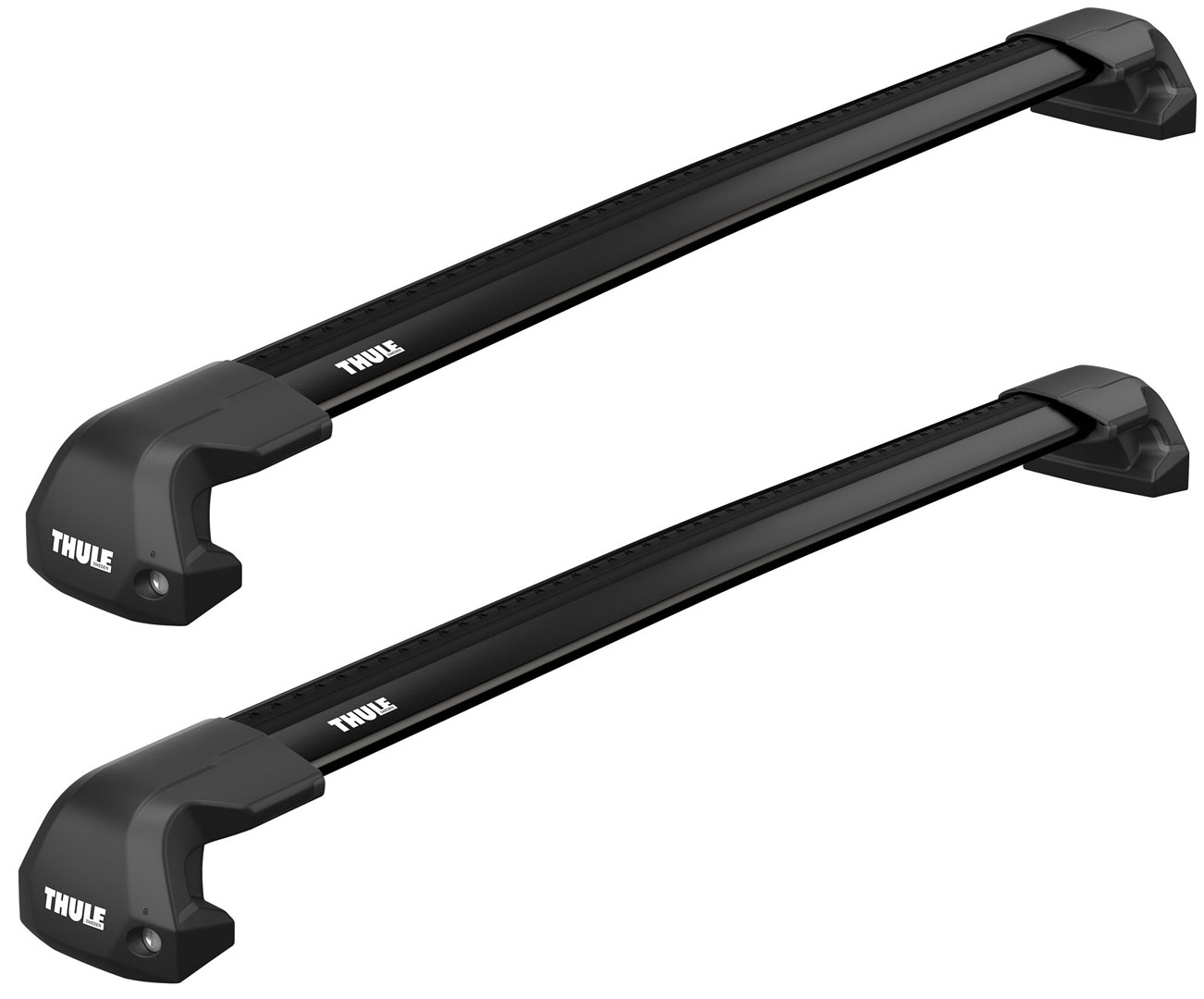 Багажник Thule WingBar Edge Black 7207 — монтаж у штатні місця Багажник (комплект) в штатні місця Thule 7207 + Kit серіі 7ххх + Thule WingBar Edge 721x Black