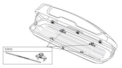 Система фіксації Thule PowerClick (1 шт) G3 52822