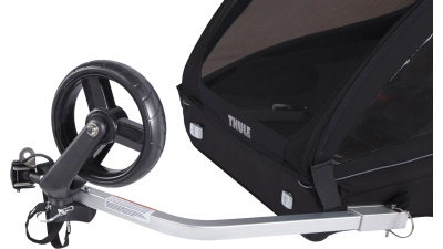 Дитячий велопричіп та прогулянкова коляска Thule Coaster XT Black TH10101810
