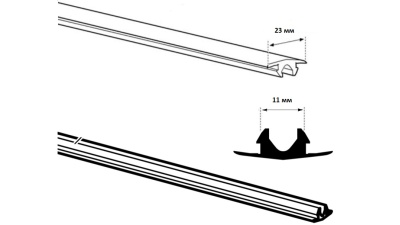 Резинка в T-паз для Thule AeroBar або WingBar (1шт)