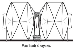 5 Thule 830 Stacker Kayak Carrier б\в