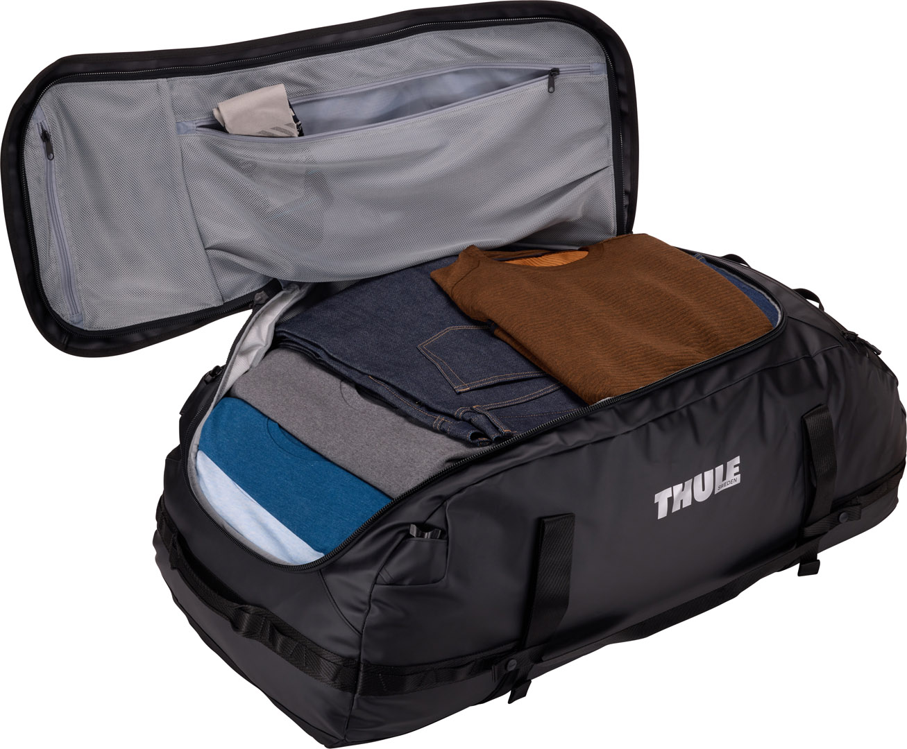 562883_Thule Chasm Duffel 130L (Black)(8) Спортивна сумка Thule Chasm Duffel 130L (Black) 3205001