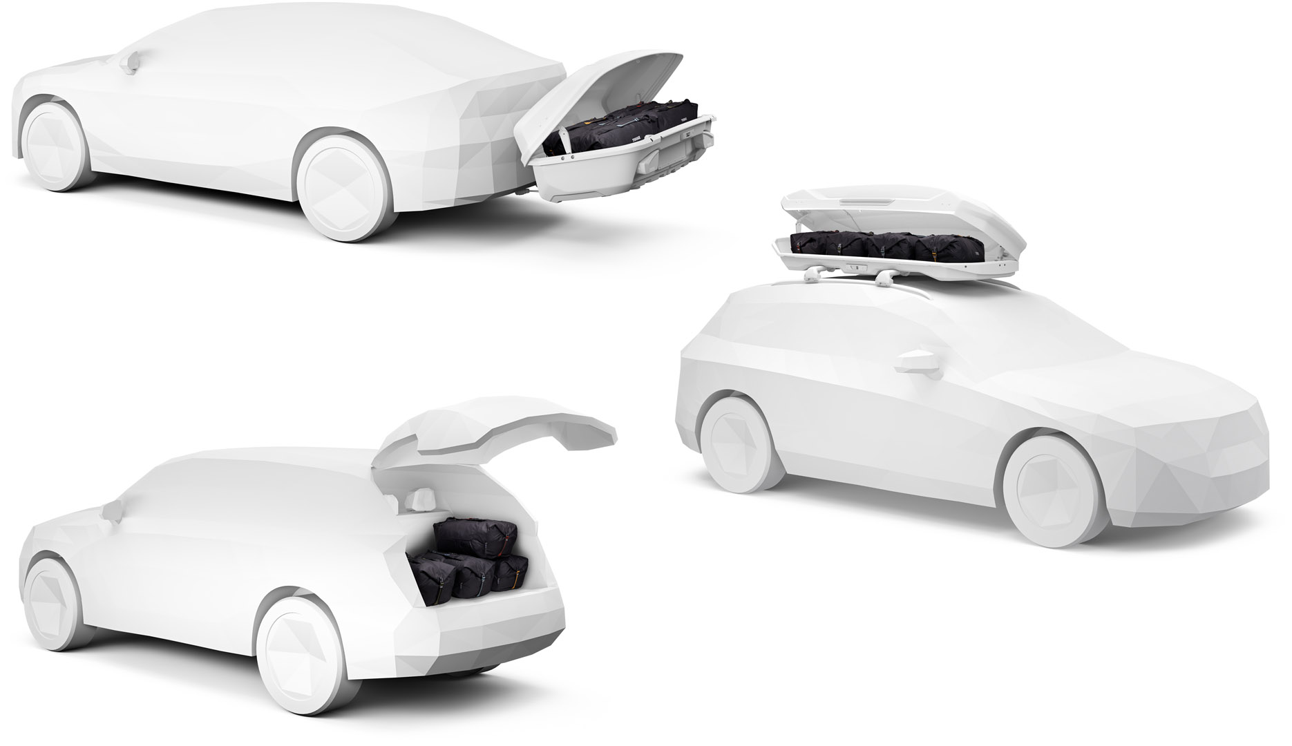 568945_Thule GoPack Set (3) Комплект сумок Thule GoPack Duffel Set 800604