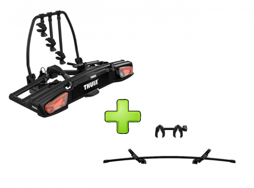 Thule VeloSpace XT 939 Black + Thule 9381 Bike Adapter Велокріплення Thule VeloSpace XT 939 Black + Thule 9381 Bike Adapter Black (TH 939B-938110)