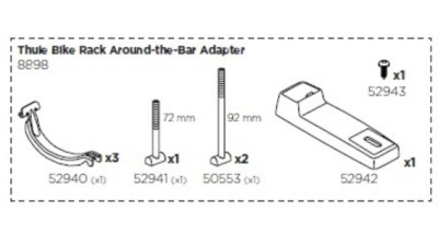 Адаптер Thule Bike Rack Around-the-Bar Adapter 889800