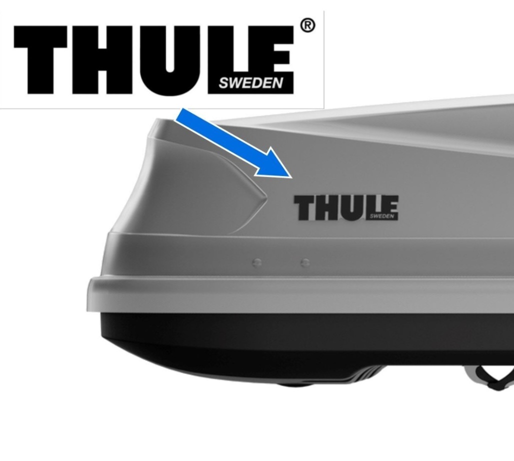 nakleika Наклейка Thule чорна великого розміру