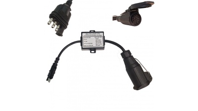 Перехідник адаптер на американську розетку фаркопа с 4pin (USA) на 13pin (EU)