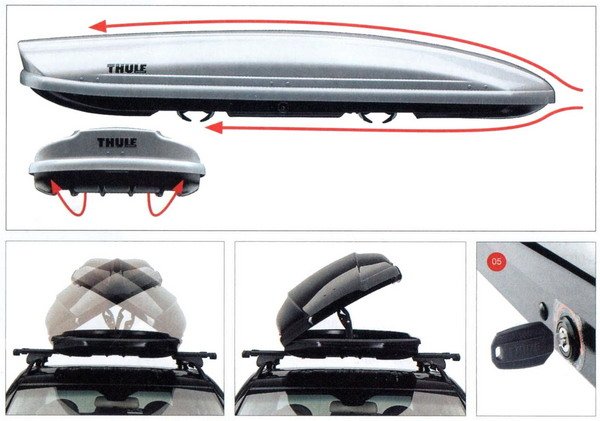 thule-spirit-780-krovna-kutija-odlicnom-stanju-slika-78350711 Бокс Thule SPIRIT 820 SILVER сірий