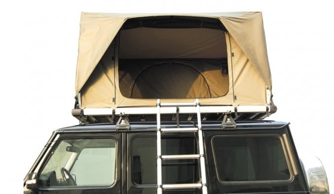 tramp-top-over-avtomat_5 Палатка на крышу авто для двоих Tramp Top over автомат, хаки