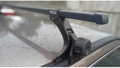 Б/в Багажник (комплект) на водозгін Thule 952 +  Thule Squarebar Evo