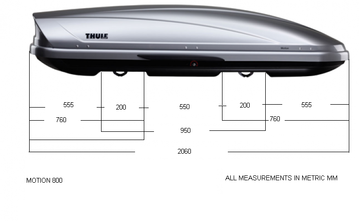 Автомобильный-бокс-Thule-Motion-XL-800-black-б.у-tule-com-ua-7 Б/у бокс Thule Motion XL (800) black чорний глянець на 460л