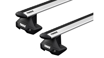 Багажник (комплект) для авто з  гладким дахом Thule 7105 + Kit + Thule WingBar 711х