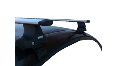 Багажник (комплект) для гладкого даху Thule 754 + Kit 1ххх + Thule WingBar 96х б/в