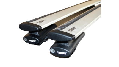 Багажник (комплект) для авто з стандартними рейлінгами Thule 775 + Thule WingBar 96х б/в