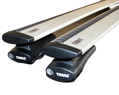 Багажник Thule WingBar + 775 (б/в) на виступаючі рейлінги Багажник (комплект) для авто з стандартними рейлінгами Thule 775 + Thule WingBar 96х б/в