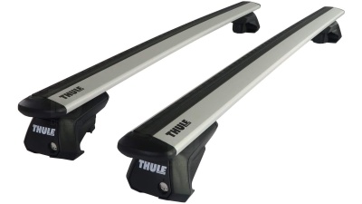 Багажник (комплект) для авто з рейлінгами Thule WingBar EVO 711x Silver + Thule 7104 EVO