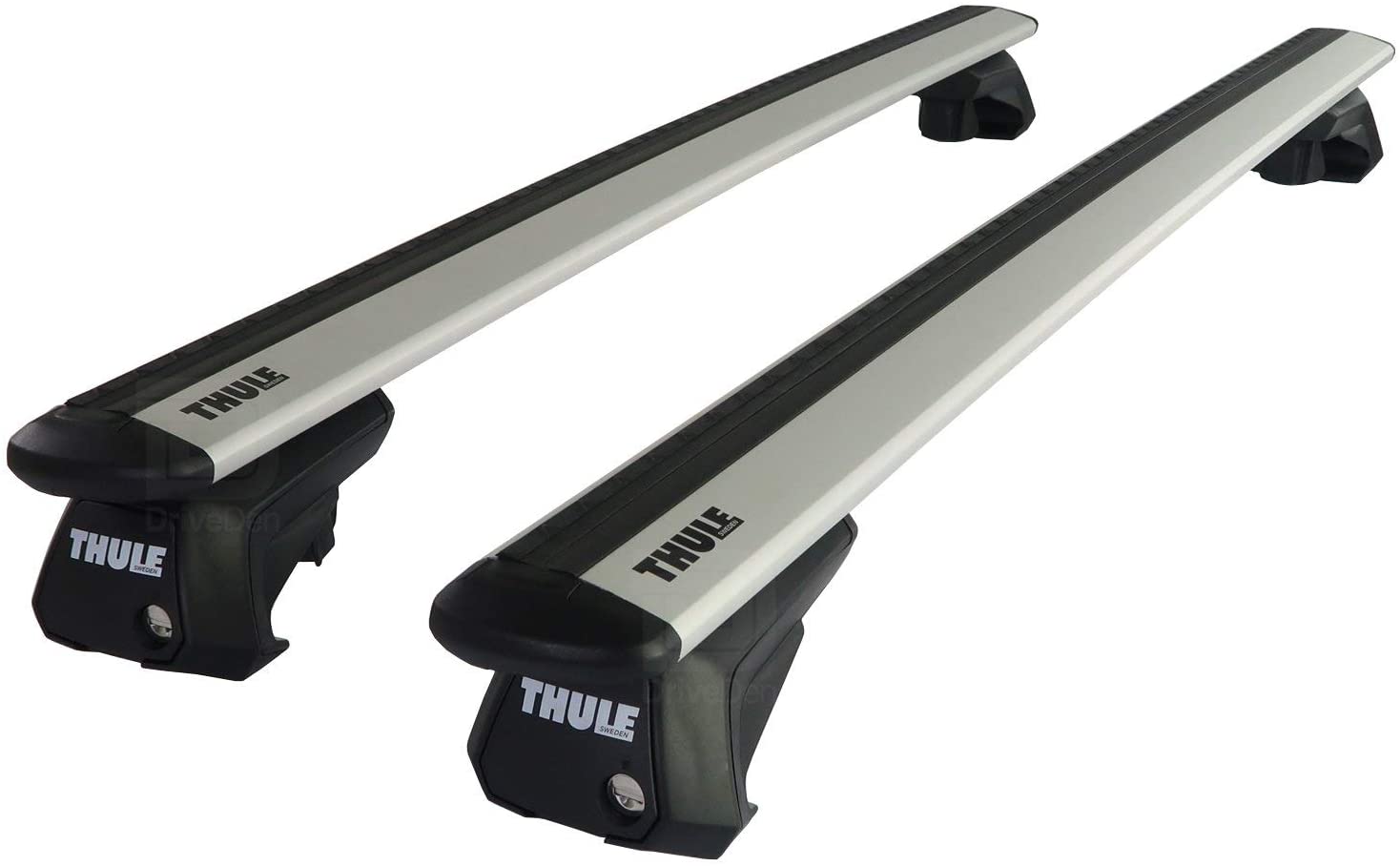 Багажник (комплект) для автомобилей со стандартными рейлингами Thule WingBar EVO 711x Silver + Thule 7104 EVO Багажник (комплект) для авто з рейлінгами Thule WingBar EVO 711x Silver + Thule 7104 EVO