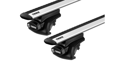 Багажник (комплект) для авто з стандартними рейлінгами Thule WingBar EVO 711x + Thule 757 (7104) б/в