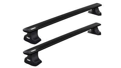 Багажник (комплект) для гладкого даху Thule WingBar EVO Black + Thule 754 (7105)+ Kit 1ххх б/в