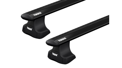Багажник (комплект) для гладкого даху Thule WingBar EVO Black + Thule 754 (7105)+ Kit 1ххх б/в