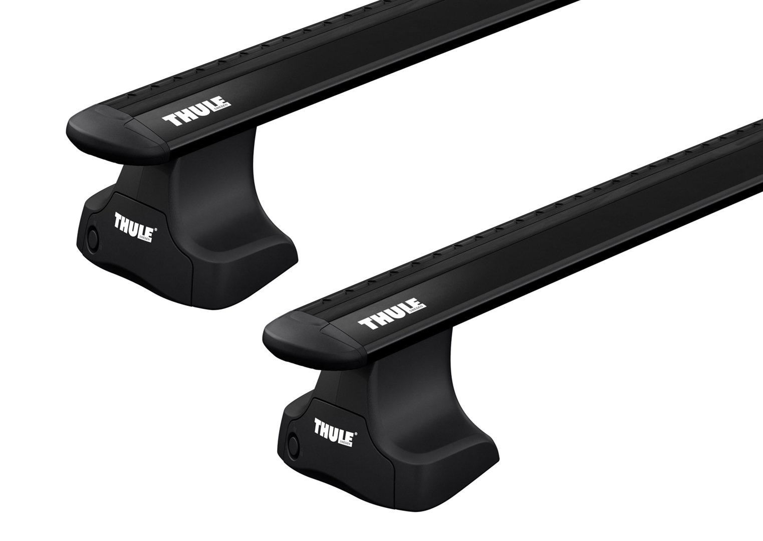 Thule WingBar EVO Black + 754 — багажник на гладкий дах (б/в) Багажник (комплект) для гладкого даху Thule WingBar EVO Black + Thule 754 (7105)+ Kit 1ххх б/в