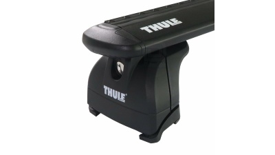 Багажник (комплект) для авто з інтегрованими рейлінгами Thule WingBar EVO Black + Thule 753 + Kit 4ххх б/в