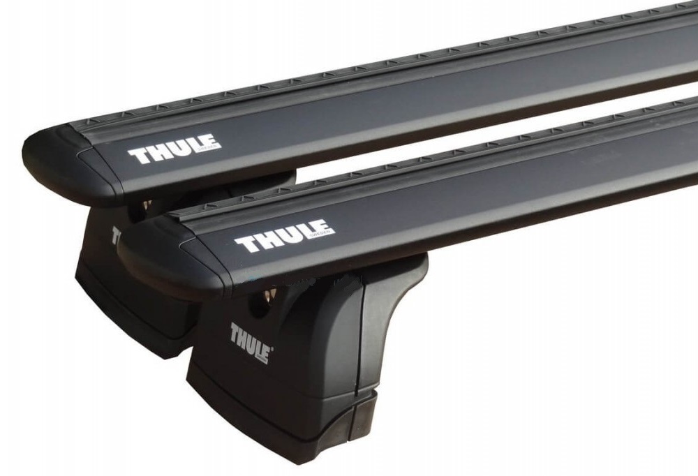 Thule WingBar EVO Black на авто з кріпленням у штатні місця Багажник (комплект) для авто з штатними місцями Thule WingBar EVO Black + Thule 753 + Kit 3ххх б/в (як 7107)