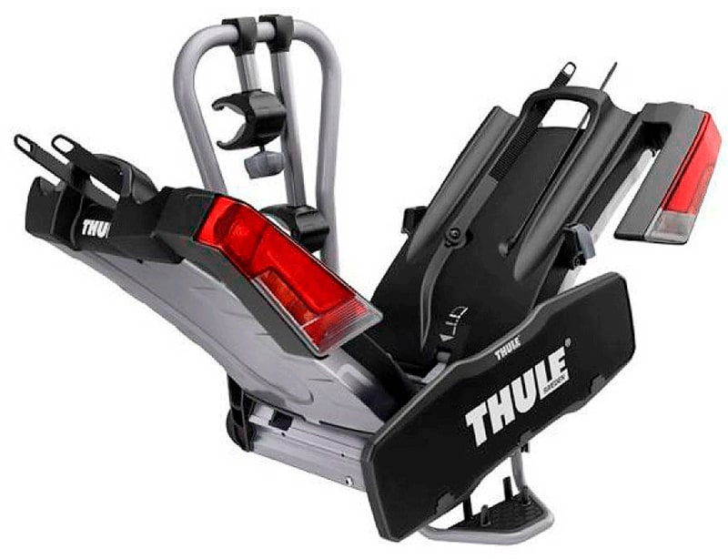 Велокрепление-Thule-EasyFold-XT-933-Black-складной-багажник-на-фаркоп-c-функцией-наклона-tule-com-ua-2 Велокріплення Thule EasyFold XT 933 на фаркоп б\в