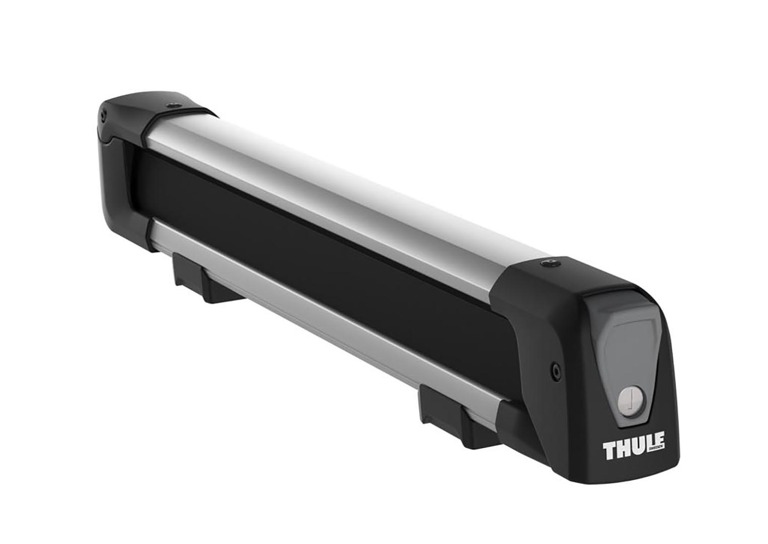 Крепление для 4-х пар лыж на крыше авто Thule SnowPack M 50 см Aluminium 7324 Крепление Thule SnowPack M 7324 Aluminium для 4-х пар лыж на крыше авто